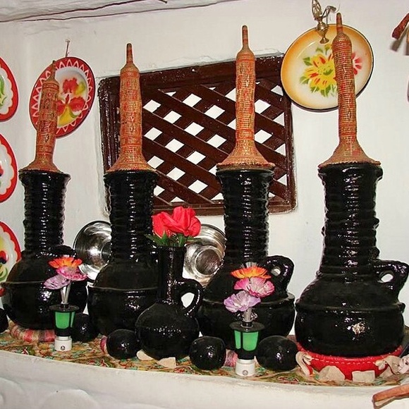 ETHIOPIAN HARARI BASKET / Single Coil Reed & Grass / Antique Pot Lid / Very Rare - Picture 12 of 12